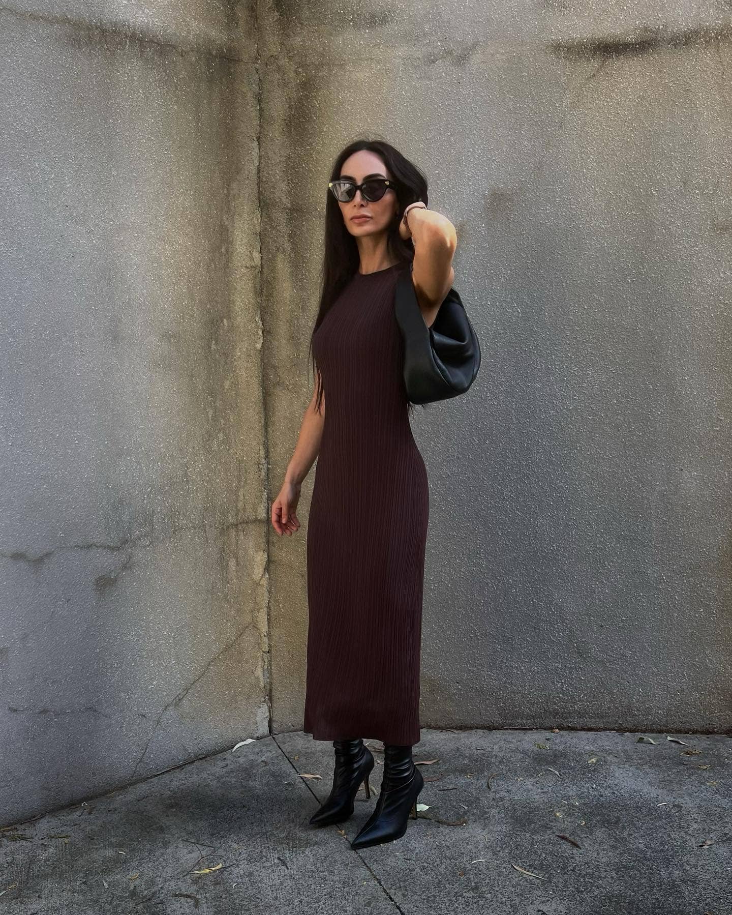 Ayla Bodycon Knit Maxi Dress