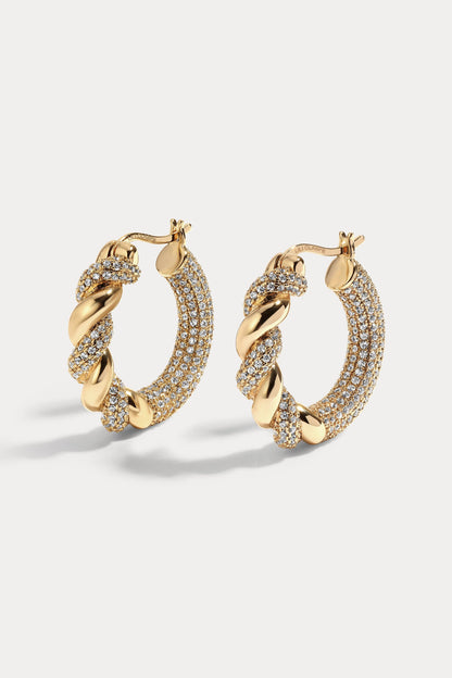 Pave Small Lilou Earrings