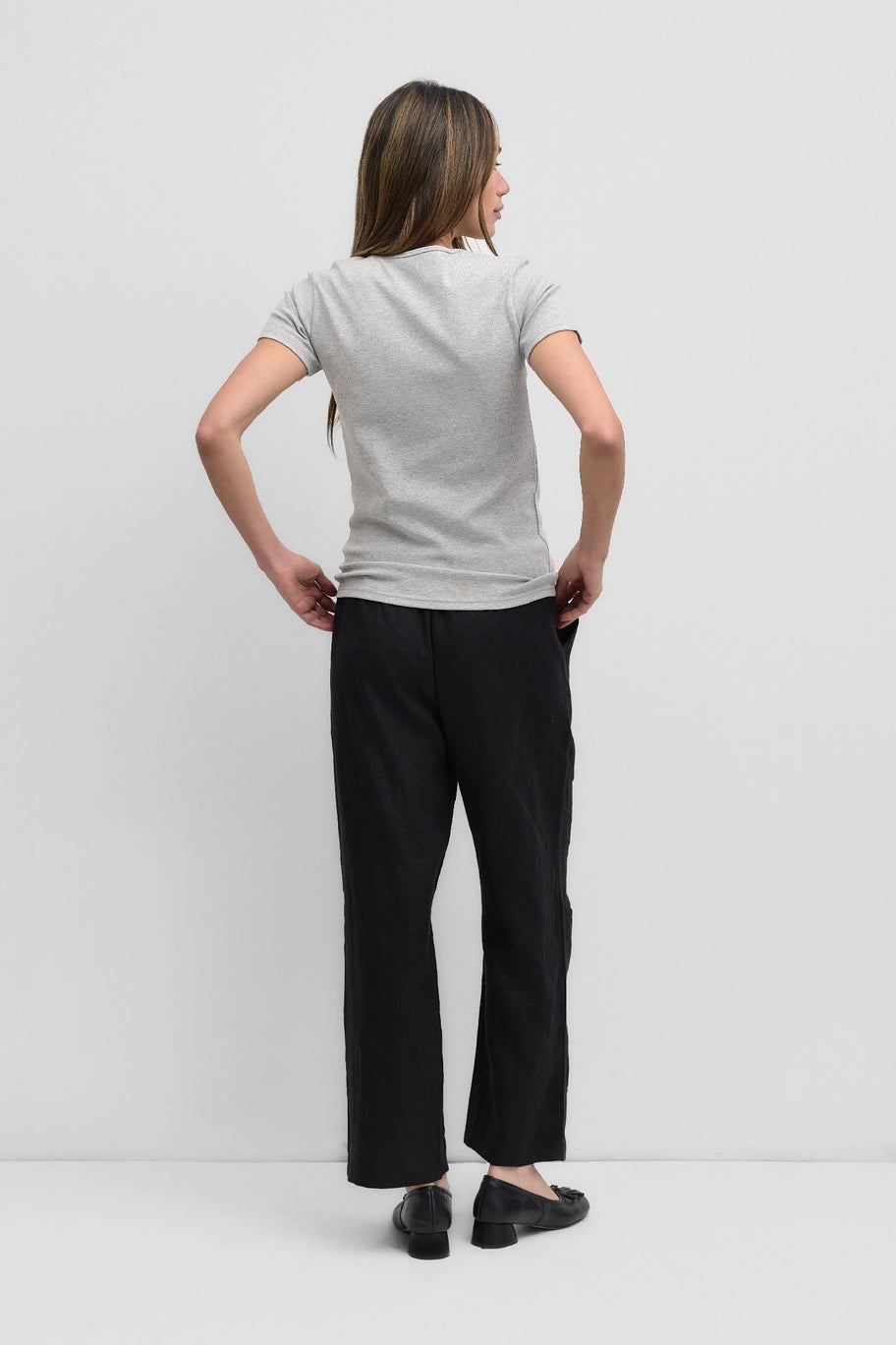 The Reese Top - Heather Grey