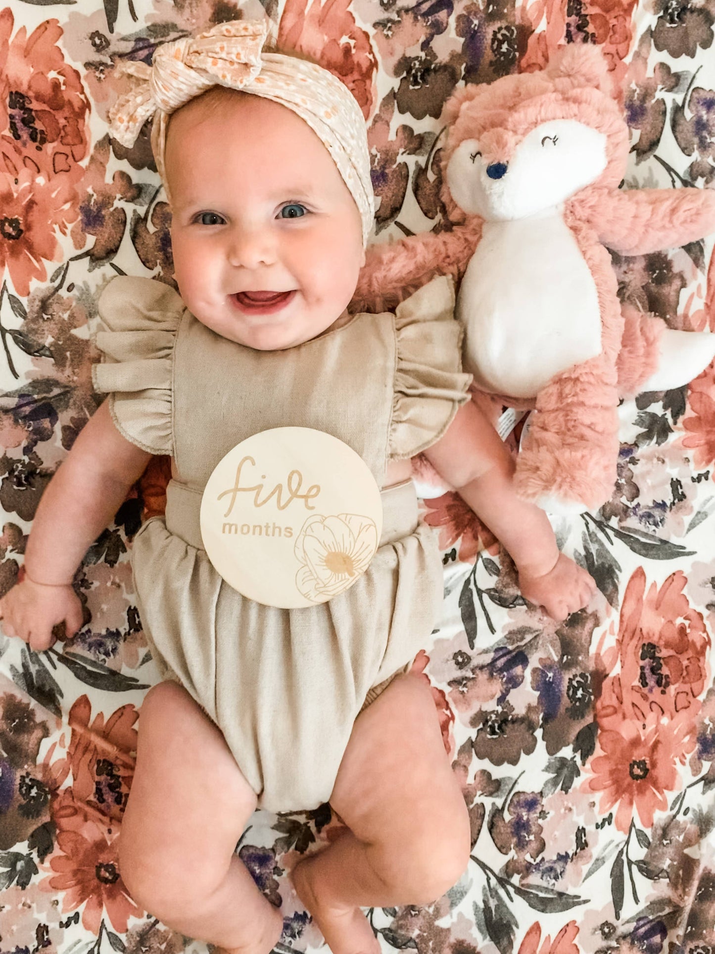 White Daisy Bow Baby Headband