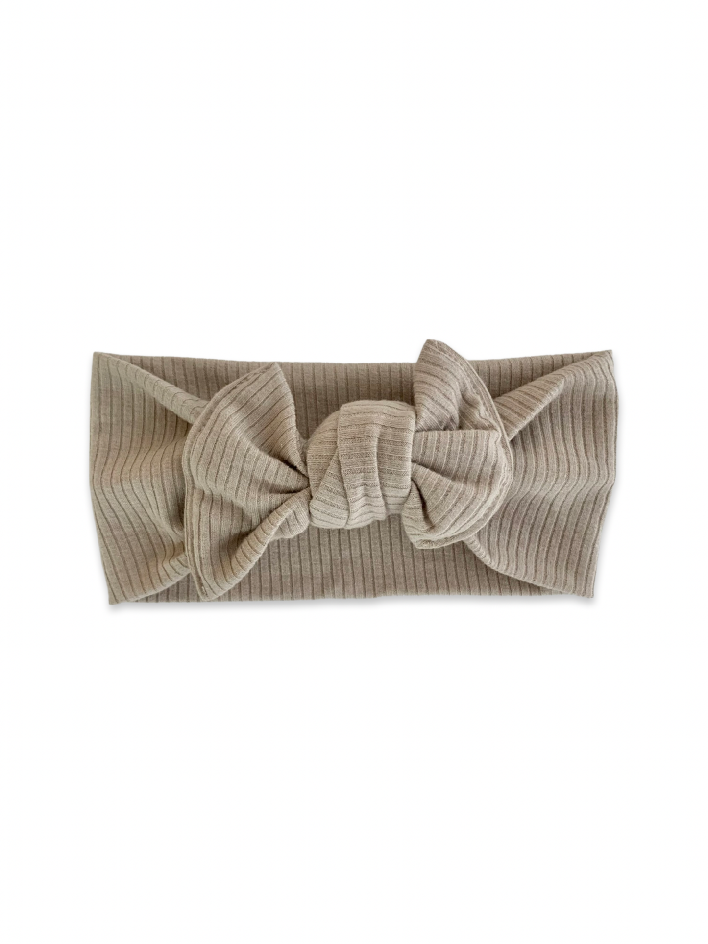 Oatmeal Bow Baby Headband