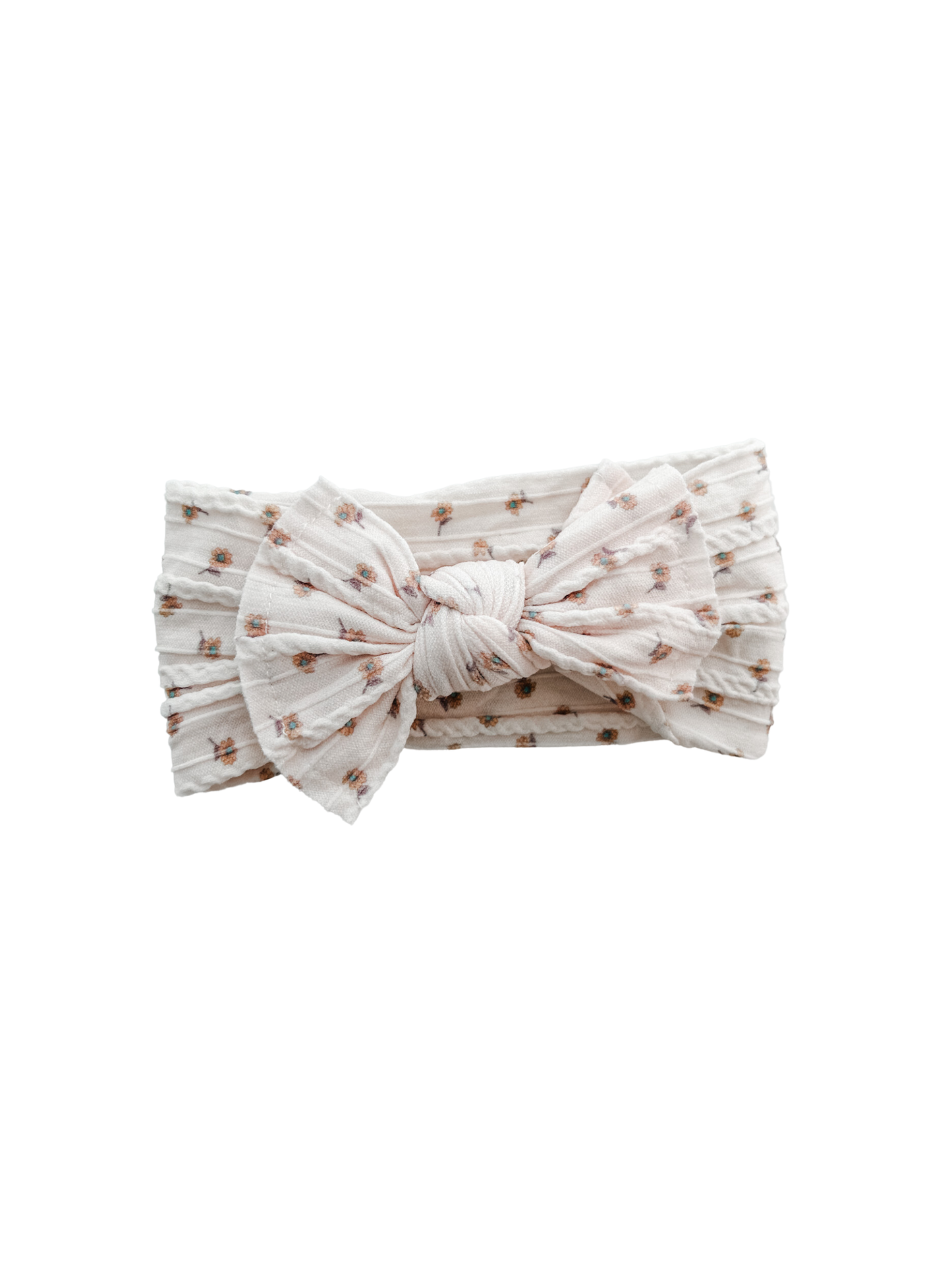 Yellow Daisy Bow Baby Headband